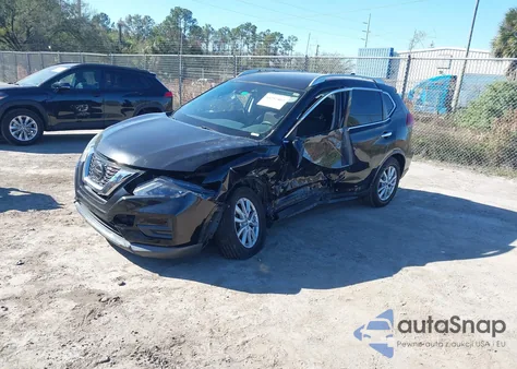 2020 Nissan Rogue Sv Fwd из США, поврежденный, VIN KNMAT2MT2LP526797